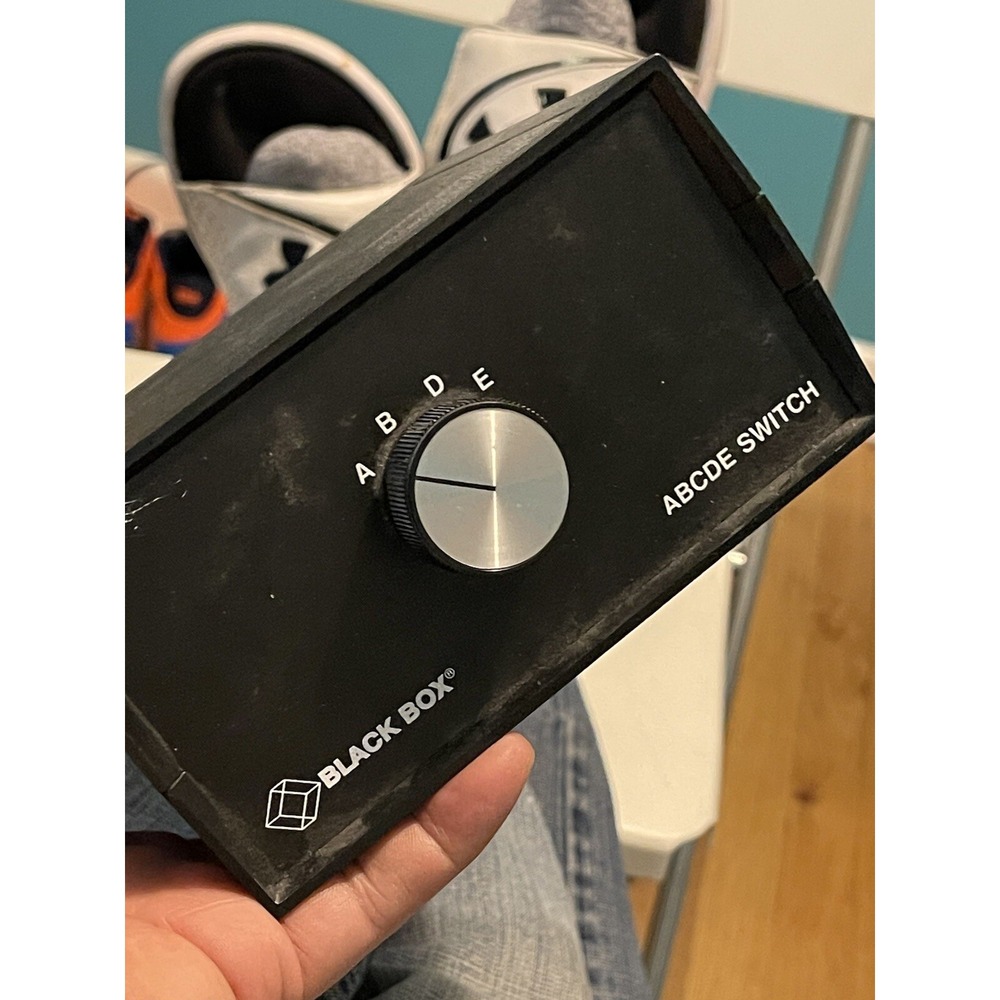 BLACK BOX MODEL SW050L-FFFFF - 4 POSITION SWITCH ABDE WITH 5 TERMINALS